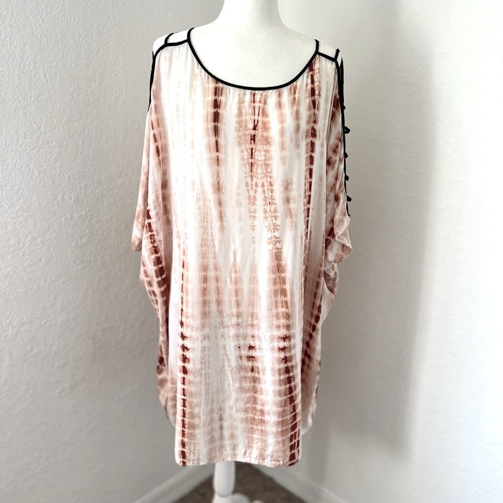 Floriday tie dye beach cover up